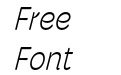 Hoss Round X Narrow Light Italic Hoss Round X Narrow Light Italic