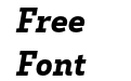 HvD Trial Brix Slab Black Italic HvD Trial Brix Slab Black Italic