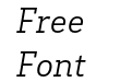HvD Trial Brix Slab Light Italic HvD Trial Brix Slab Light Italic
