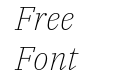 IBM Plex Serif Extra Light Italic IBM Plex Serif Extra Light Italic