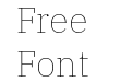 IBM Plex Serif Thin IBM Plex Serif Thin