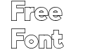 Indigo Outline Font Regular Indigo Outline Font Regular