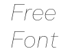 Indivisible Thin Italic Indivisible Thin Italic
