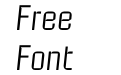 Industria Sans W05 Thin Italic Industria Sans W05 Thin Italic