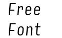 Input Sans Compressed Light Italic Input Sans Compressed Light Italic