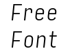 Input Sans Condensed Extra Light Italic Input Sans Condensed Extra Light Italic