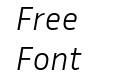 Inria Sans Light Italic Inria Sans Light Italic