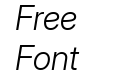 Inter Display Light Italic Inter Display Light Italic