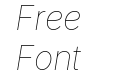 Inter Thin Italic Inter Thin Italic