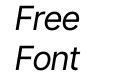 Inter Tight Italic Inter Tight Italic