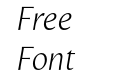 Intrinseca Light Italic Intrinseca Light Italic