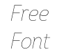 Intro Cond Thin Italic Intro Cond Thin Italic