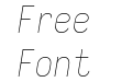 Iosevka Thin Italic Iosevka Thin Italic