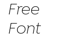 Isidora Sans Alt Light Italic Isidora Sans Alt Light Italic