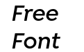 Isidora Sans Alt Semibold Italic Isidora Sans Alt Semibold Italic