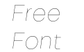 Izmir Hairline Italic Izmir Hairline Italic