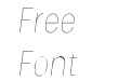 Izmir Narrow Hairline Italic Izmir Narrow Hairline Italic