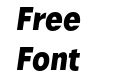Izmir Narrow Heavy Italic Izmir Narrow Heavy Italic