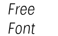 Izmir Narrow Light Italic Izmir Narrow Light Italic