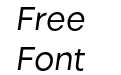 Izmir Regular Italic Izmir Regular Italic