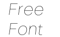 Izmir Thin Italic Izmir Thin Italic
