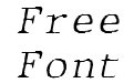 JMH Typewritermono Fine Italic JMH Typewritermono Fine Italic