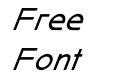 Jacqualine Italic Jacqualine Italic