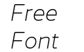 Jano Sans Pro Extra Light Italic Jano Sans Pro Extra Light Italic
