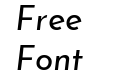Josefin Sans Italic Josefin Sans Italic