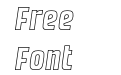KOBA Outline Italic KOBA Outline Italic