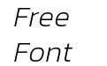 Kanit Extra Light Italic Kanit Extra Light Italic