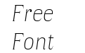 Karsten Extra Light Italic Karsten Extra Light Italic