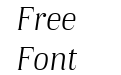 Karsten Light Italic Karsten Light Italic