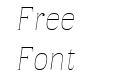 Karsten Thin Italic Karsten Thin Italic