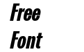 Kensington Compressed Black Italic Kensington Compressed Black Italic