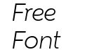 Kentledge Thin Italic Kentledge Thin Italic