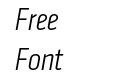 Klavika Condensed Light Italic Klavika Condensed Light Italic