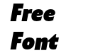 Klein Condensed Black Italic Klein Condensed Black Italic