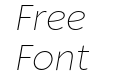 Klein Text Extra Light Italic Klein Text Extra Light Italic