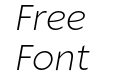 Klein Text Light Italic Klein Text Light Italic