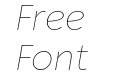 Klein Text Thin Italic Klein Text Thin Italic