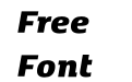 Kobenhavn C Black Italic Kobenhavn C Black Italic