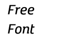 Kobenhavn C Semibold Italic Kobenhavn C Semibold Italic