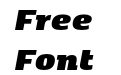 KobenhavnC Ultra Black Italic KobenhavnC Ultra Black Italic