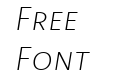 Komet Extra Light SC Italic Komet Extra Light SC Italic