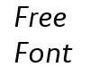 Komet Regular Italic Komet Regular Italic