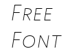 Komet Thin SC Italic Komet Thin SC Italic
