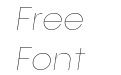Konnect Hairline Italic Konnect Hairline Italic