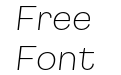Konstanz Extra Light Italic Konstanz Extra Light Italic