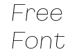 Konstanz Thin Italic Konstanz Thin Italic